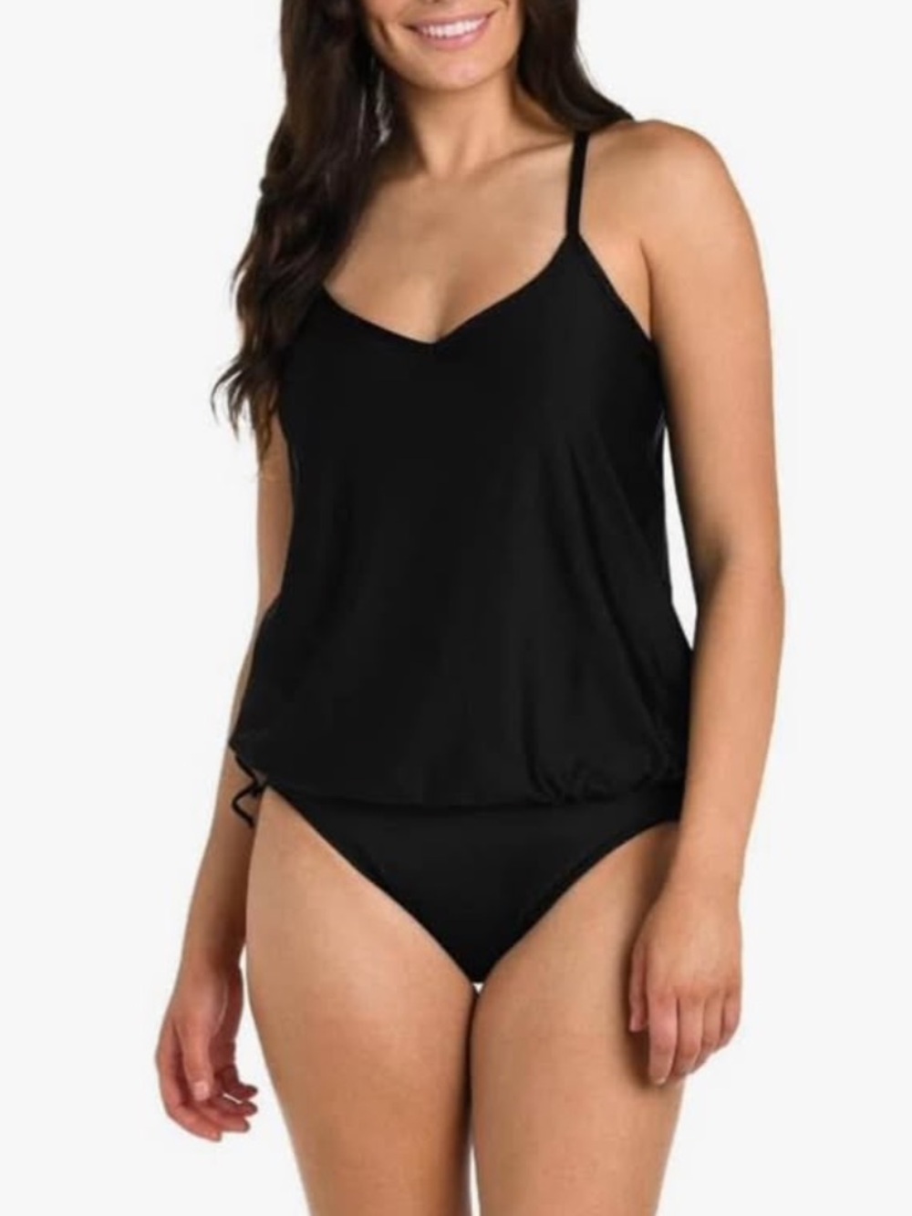 Black women’s One-Piece bodysuit Tankini - Brand